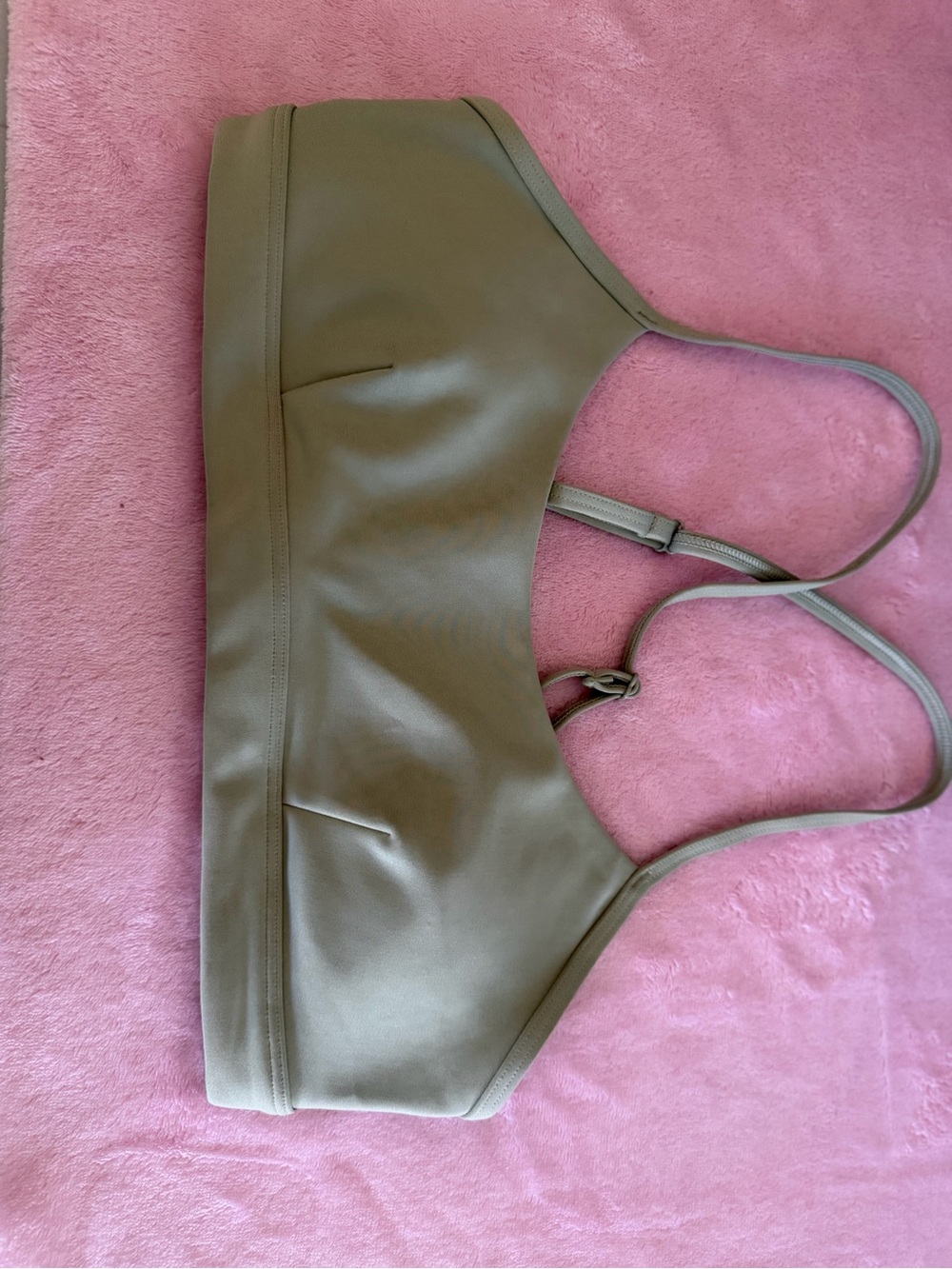 ALO Yoga Olive Green Wireless Sports Bralette